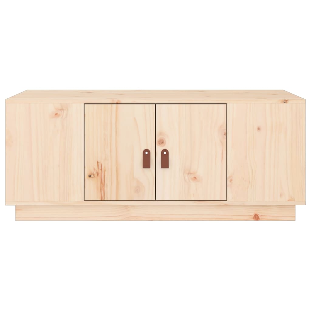 Soffbord 100X50X41 Cm Massivt Furu