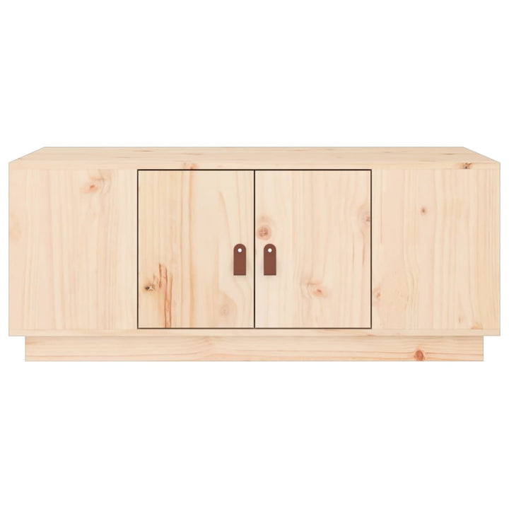 Soffbord 100X50X41 Cm Massivt Furu