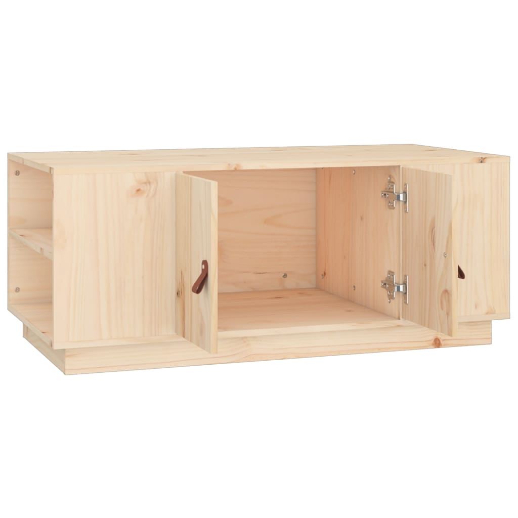 Soffbord 100X50X41 Cm Massivt Furu