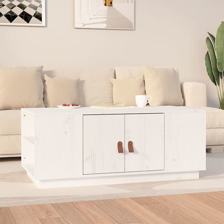 Soffbord 100X50X41 Cm Massivt Furu