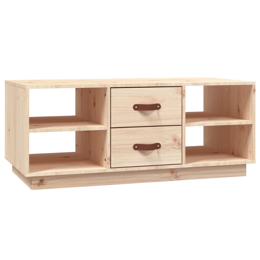 Soffbord 100X50X41 Cm Massivt Furu