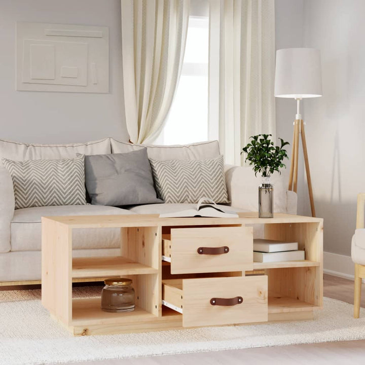 Soffbord 100X50X41 Cm Massivt Furu