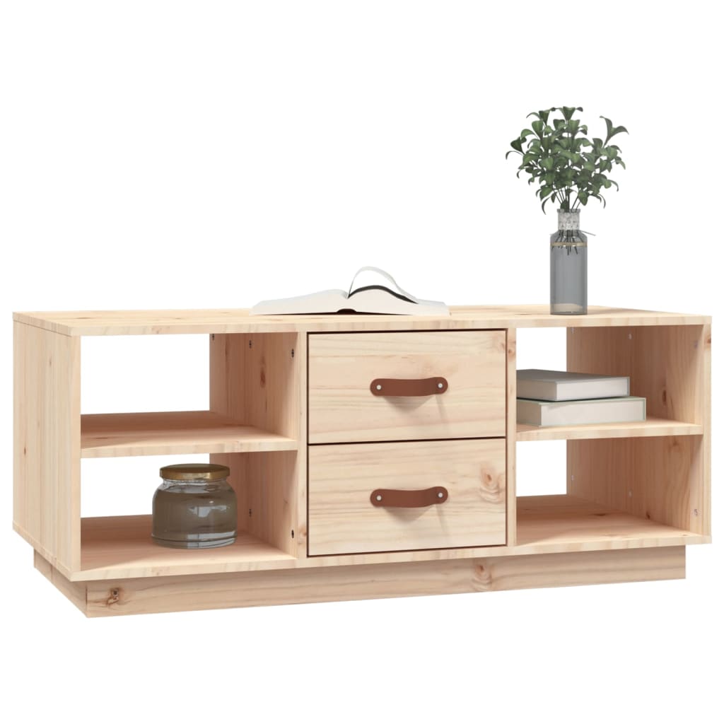 Soffbord 100X50X41 Cm Massivt Furu