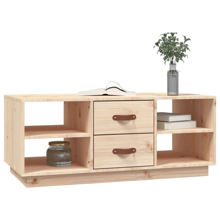 Soffbord 100X50X41 Cm Massivt Furu