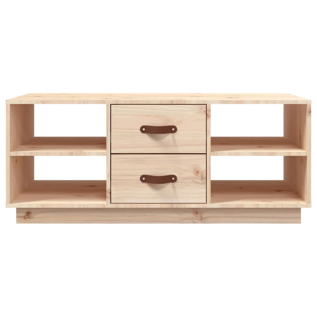Soffbord 100X50X41 Cm Massivt Furu