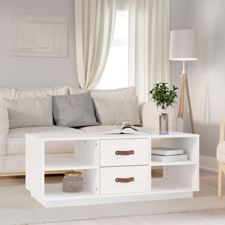 Soffbord 100X50X41 Cm Massivt Furu