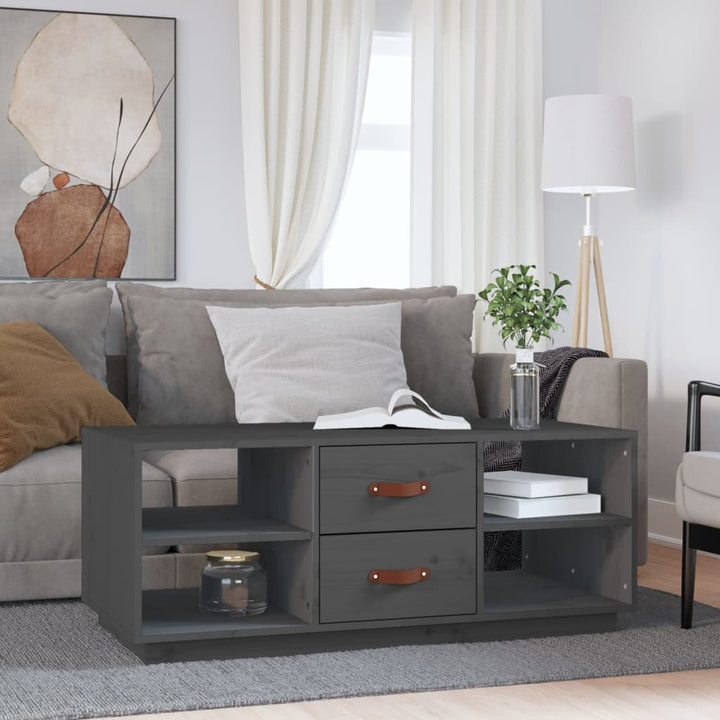 Soffbord 100X50X41 Cm Massivt Furu