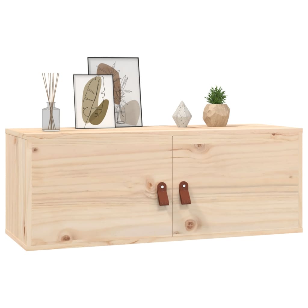 Väggskåp 80X30X30 Cm Massiv Furu
