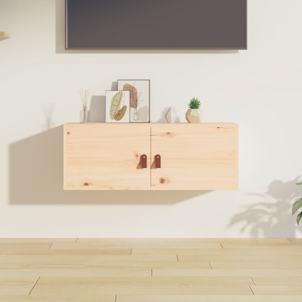 Väggskåp 80X30X30 Cm Massiv Furu