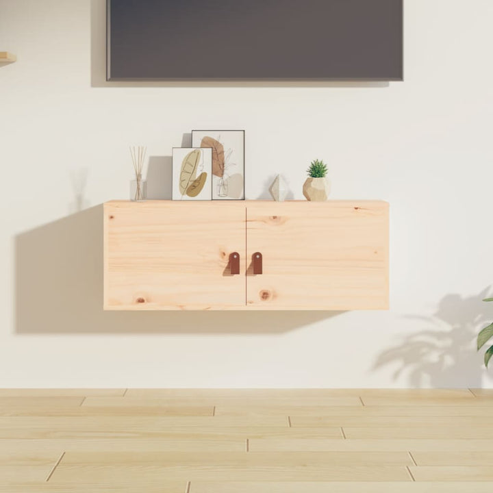 Väggskåp 80X30X30 Cm Massiv Furu