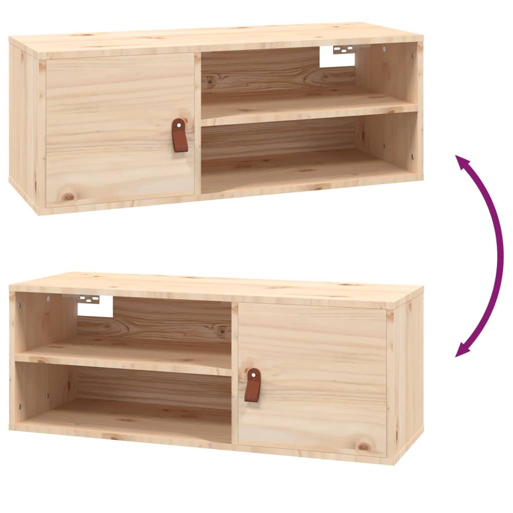 Väggskåp 80X30X30 Cm Massiv Furu