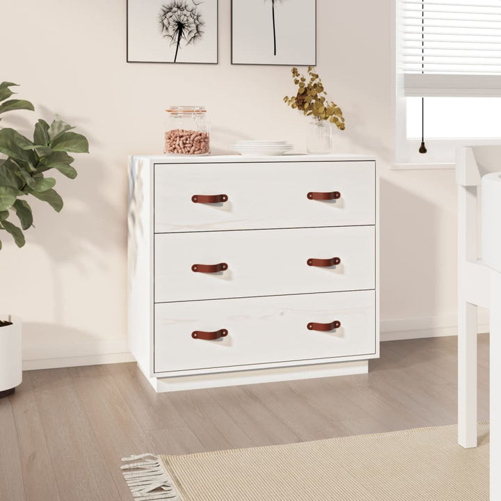 Skänk 80X40X75 Cm Massiv Furu