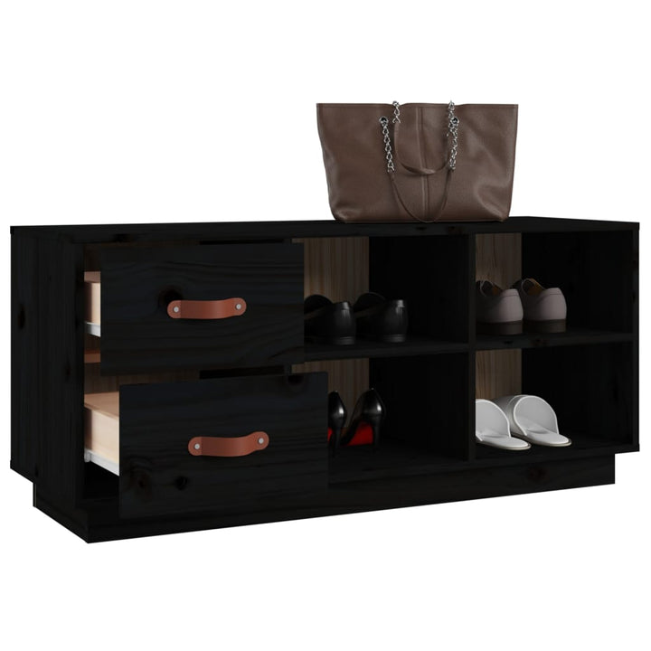 Skobänk 100X34X45 Cm Massiv Furu
