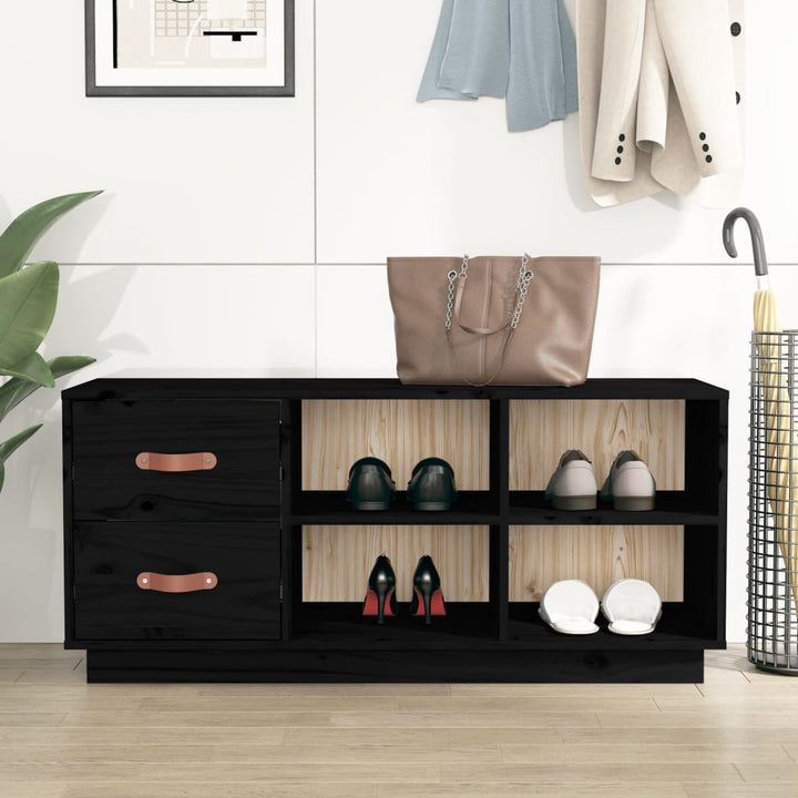 Skobänk 100X34X45 Cm Massiv Furu