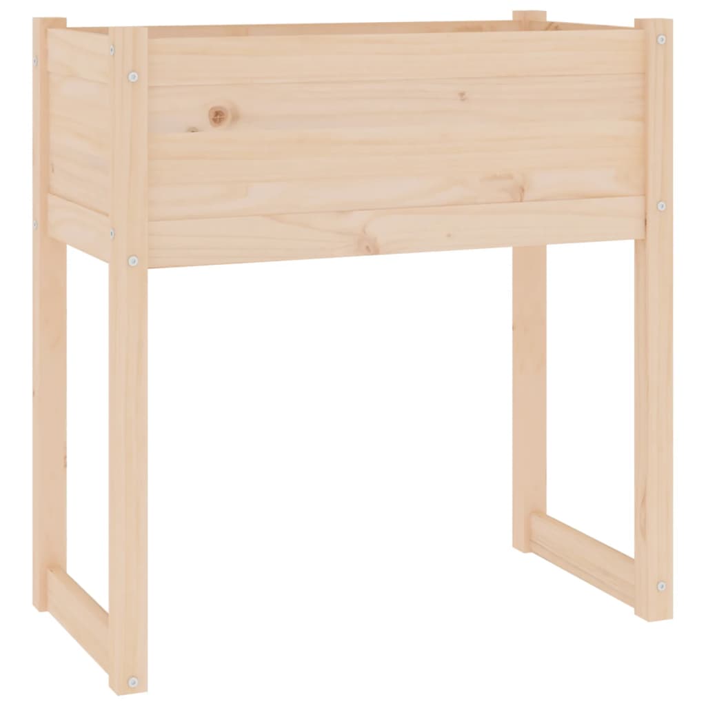 Odlingslåda 78X40X81 Cm Massiv Furu