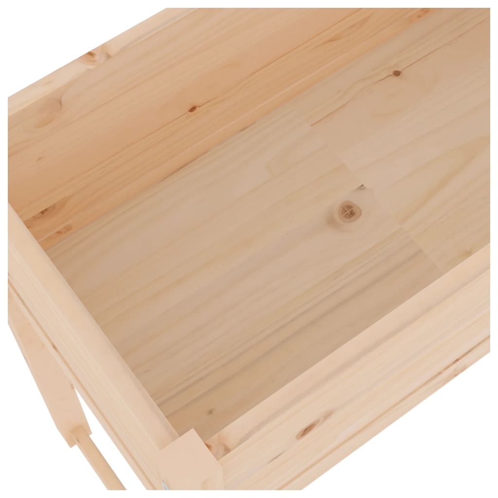 Odlingslåda 78X40X81 Cm Massiv Furu
