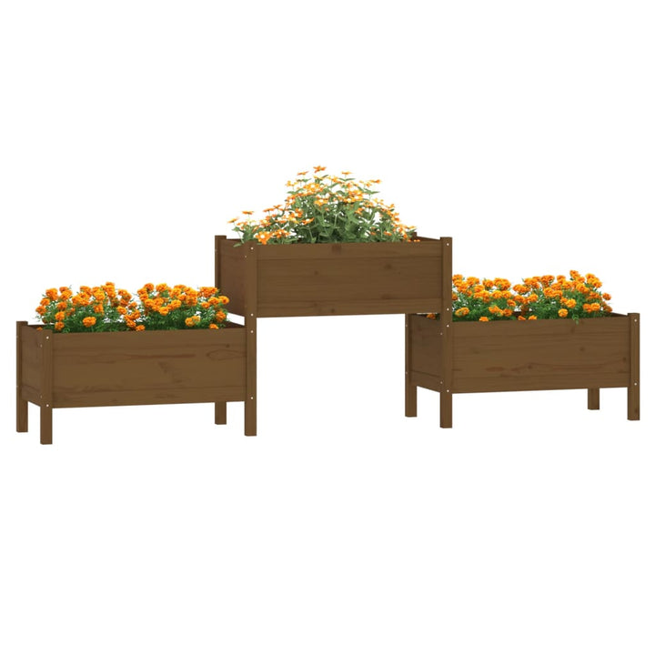 Skrivbord 245,5X44X75 Cm Massiv Furu