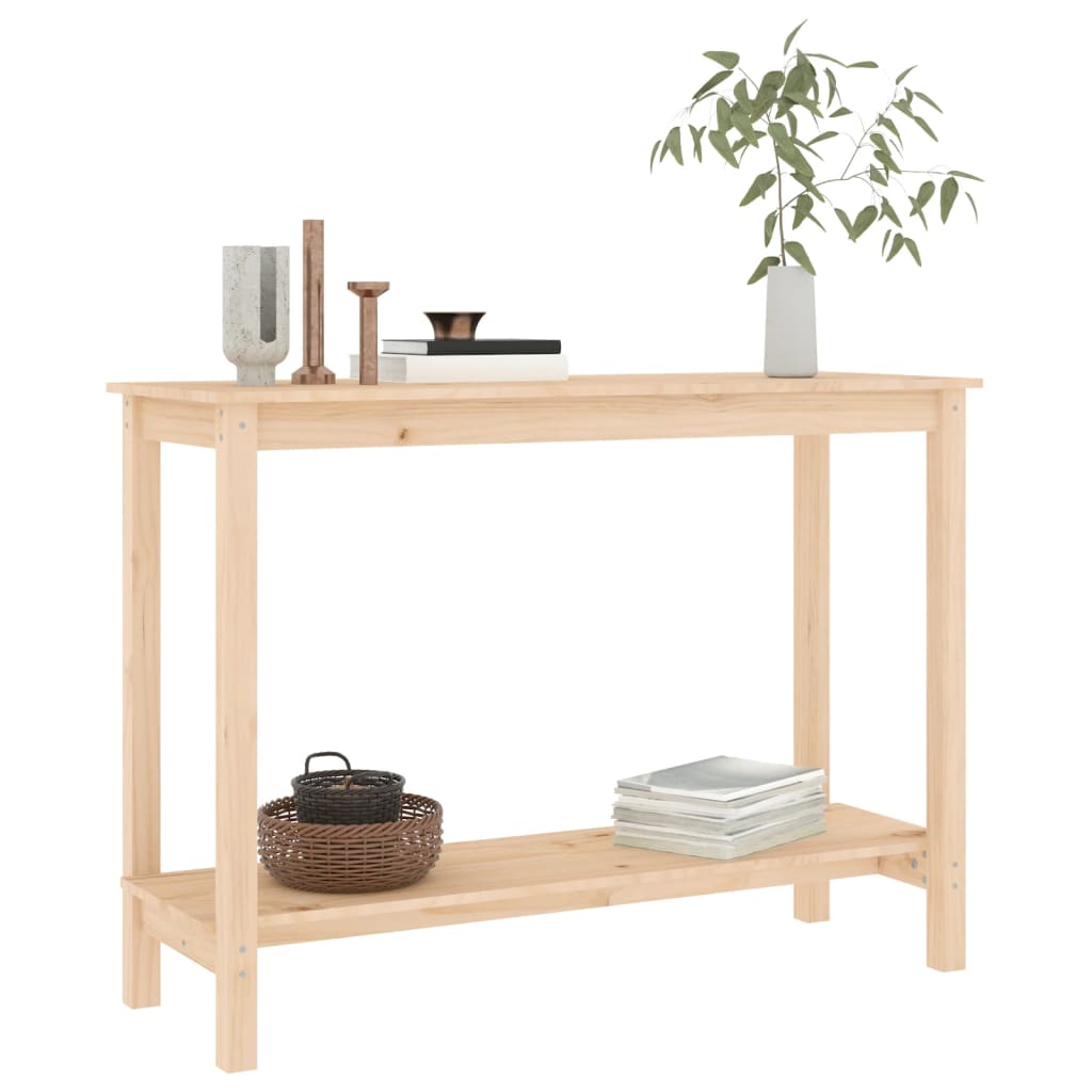 Konsolbord 110X40X80 Cm Massiv Furu