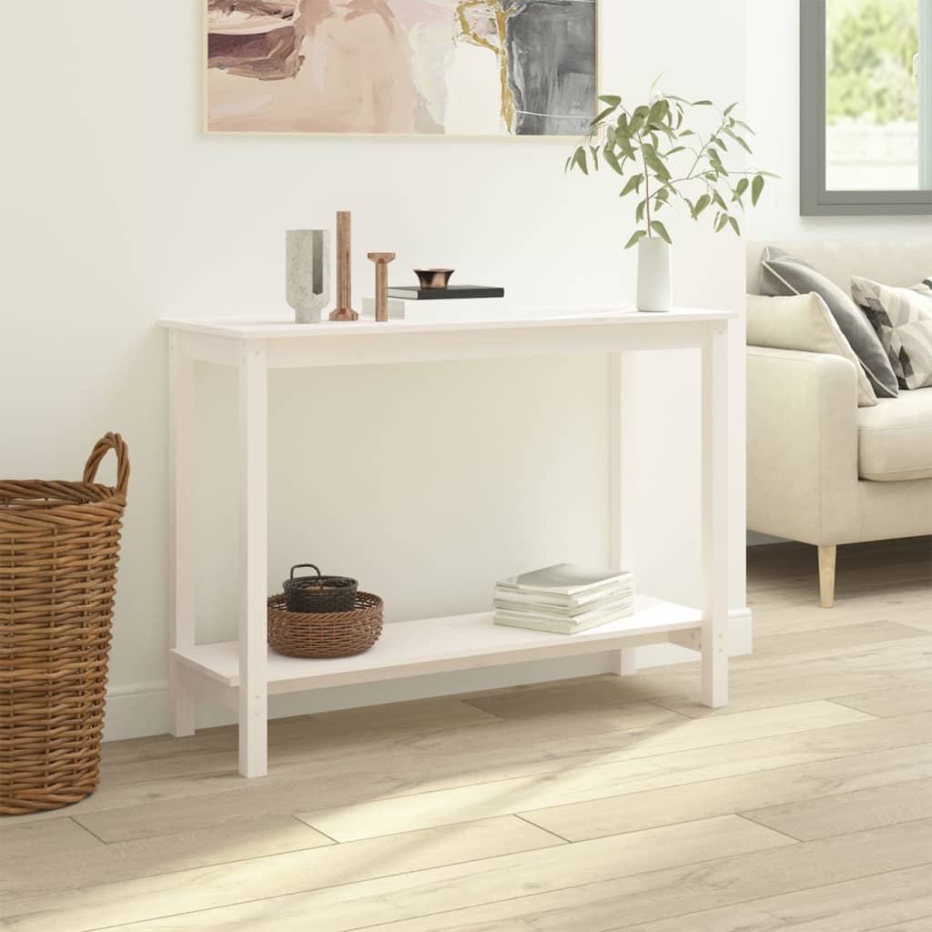 Konsolbord 110X40X80 Cm Massiv Furu