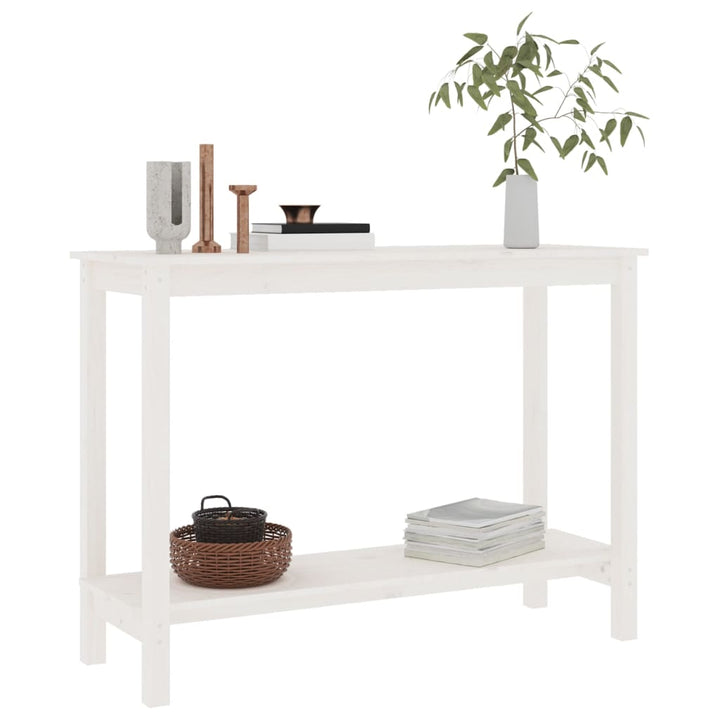Konsolbord 110X40X80 Cm Massiv Furu