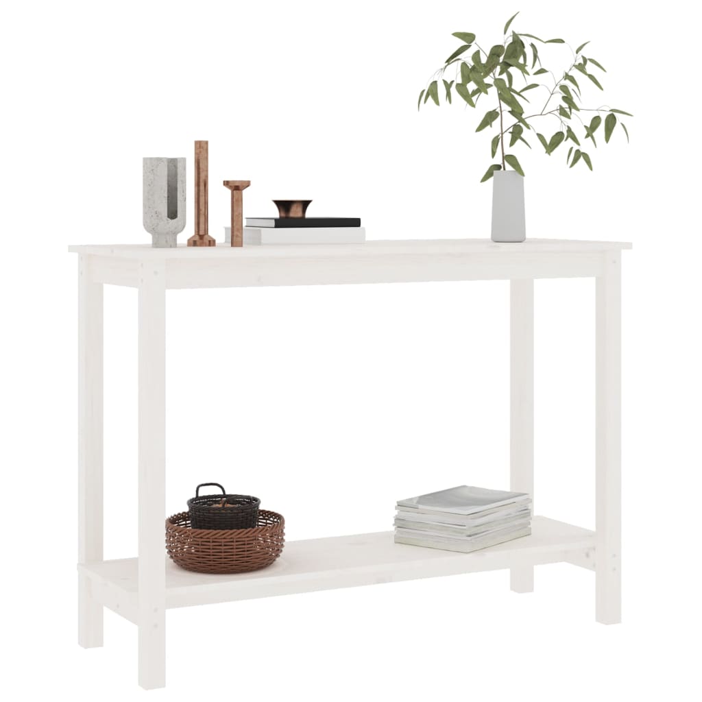 Konsolbord 110X40X80 Cm Massiv Furu