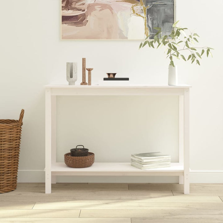 Konsolbord 110X40X80 Cm Massiv Furu