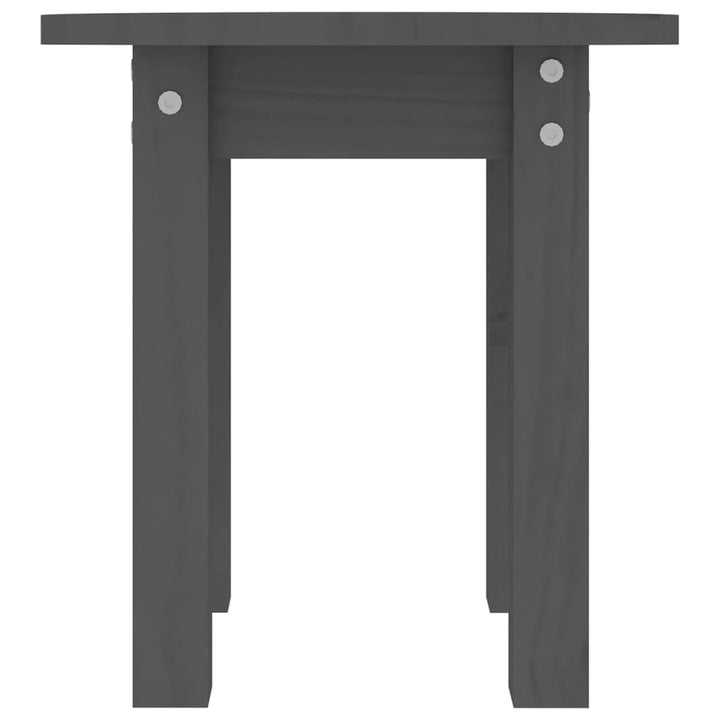 Soffbord Ø 35X35 Cm Massivt Furu