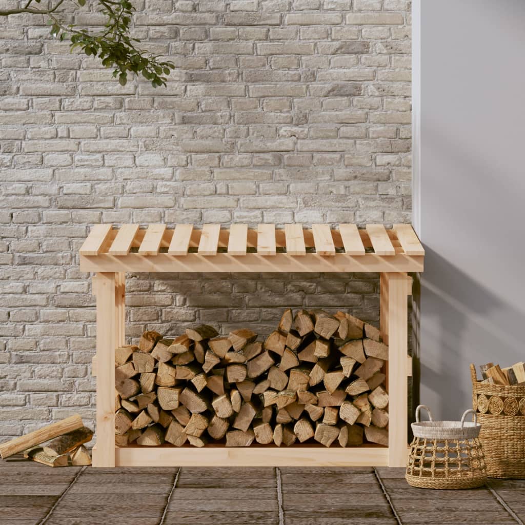 Vedställ 108X64,5X77 Cm Massiv Furu