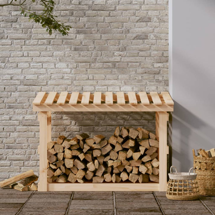 Vedställ 108X64,5X77 Cm Massiv Furu