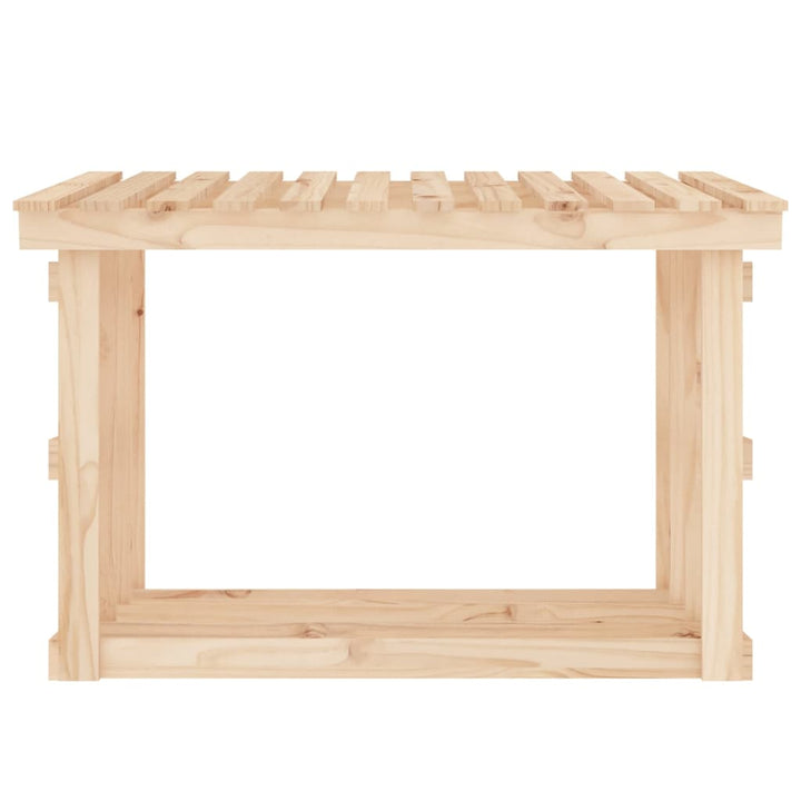 Vedställ 108X64,5X77 Cm Massiv Furu