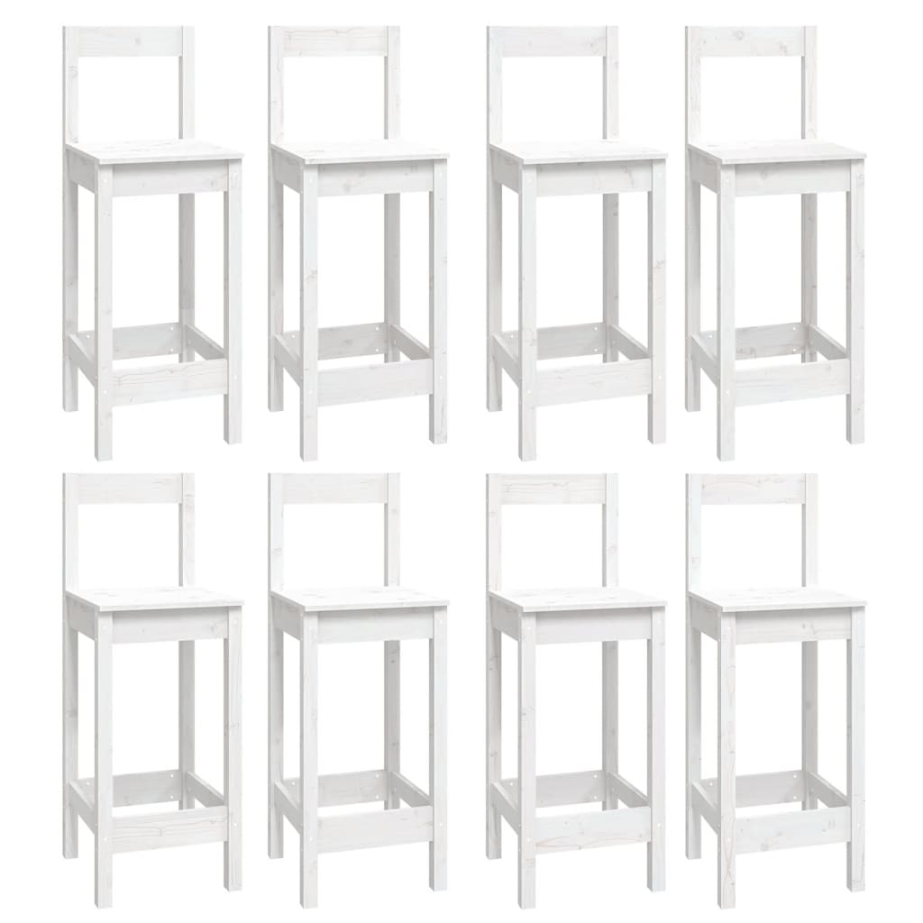 Barmöbler 9 Delar Massiv Furu