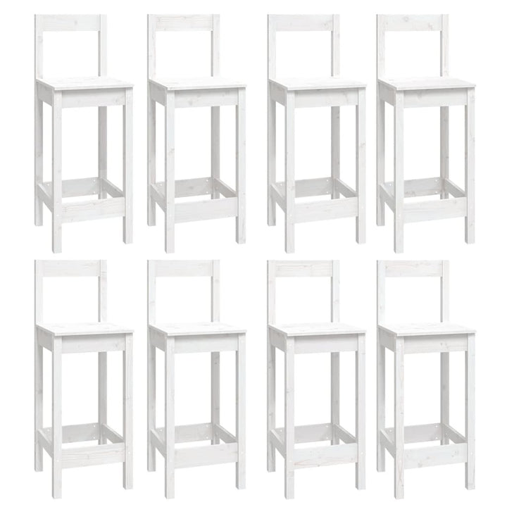 Barmöbler 9 Delar Massiv Furu