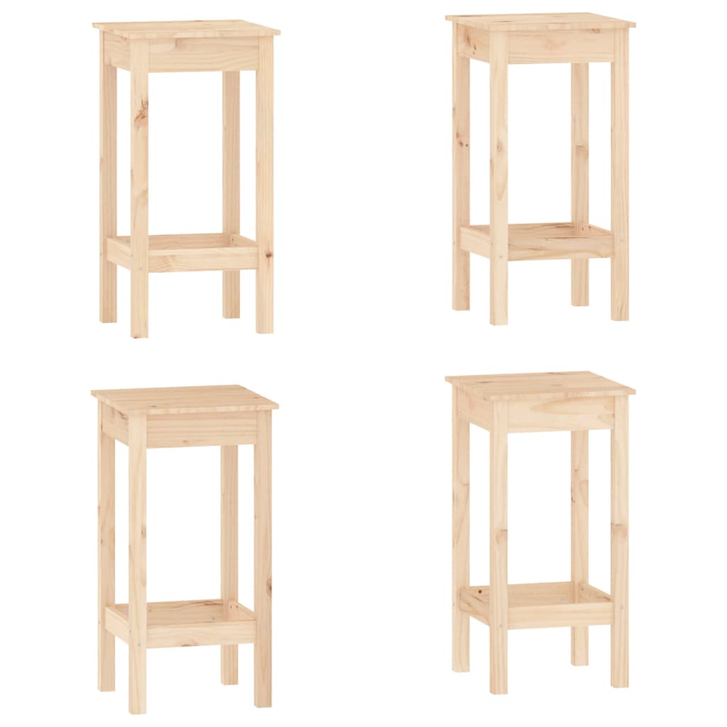 Barmöbler 5 Delar Massiv Furu