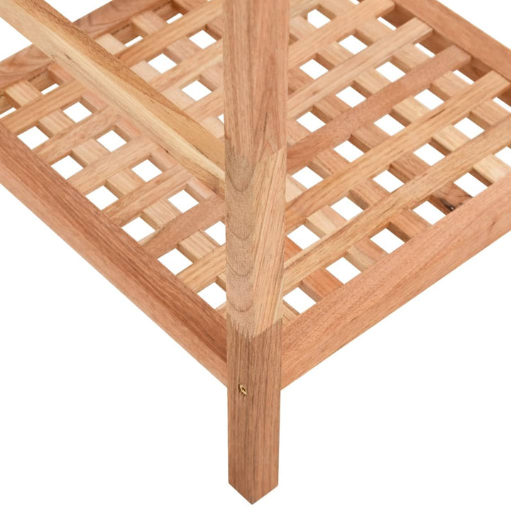 Badrumshylla 35,5X35,5X Massivt Valnötsträ