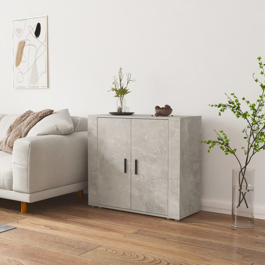Skänk Åldrat Trä 80X33X70 Cm Konstruerat Trä