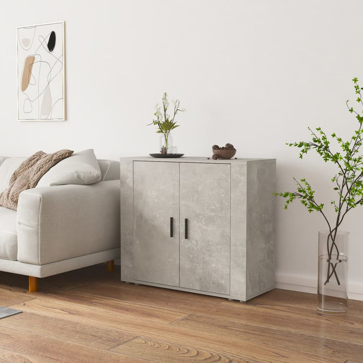 Skänk Åldrat Trä 80X33X70 Cm Konstruerat Trä