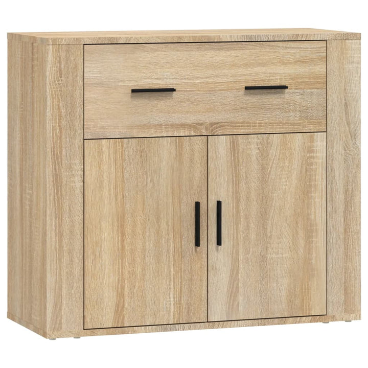 Skänk Sonoma-Ek 80X33X70 Cm Konstruerat Trä