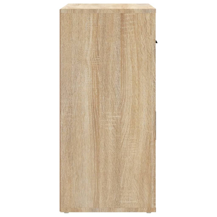 Skänk Sonoma-Ek 80X33X70 Cm Konstruerat Trä
