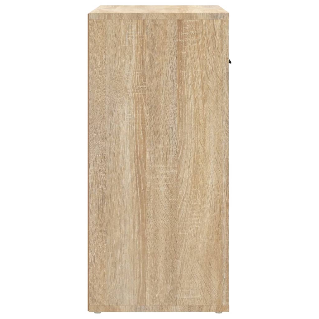 Skänk Sonoma-Ek 80X33X70 Cm Konstruerat Trä