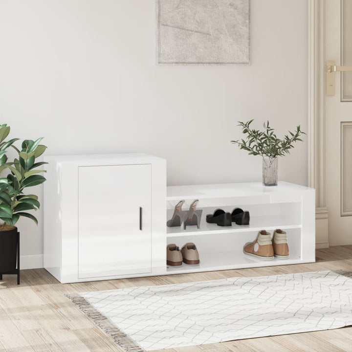 Skoskåp 130X35X54 Cm Konstruerat Trä
