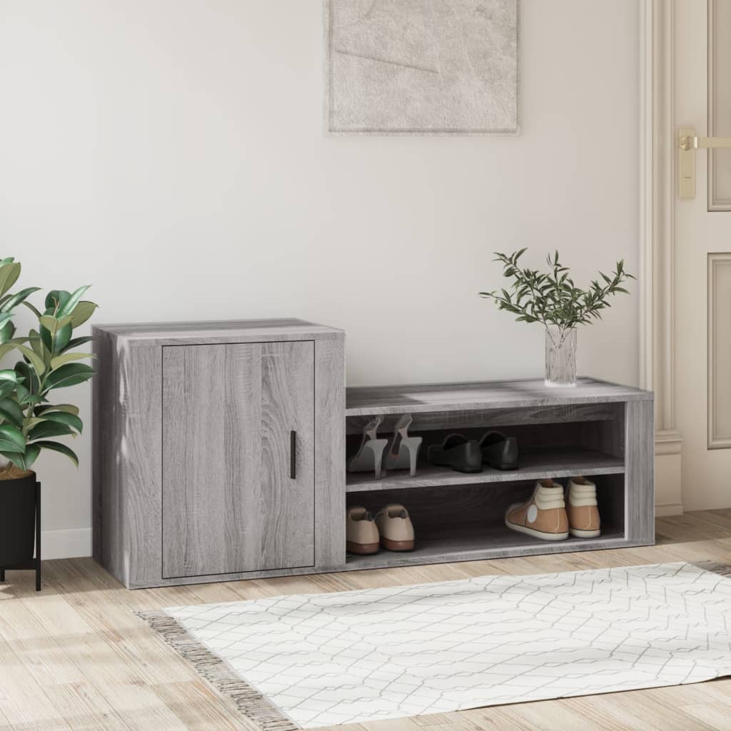 Skoskåp 130X35X54 Cm Konstruerat Trä