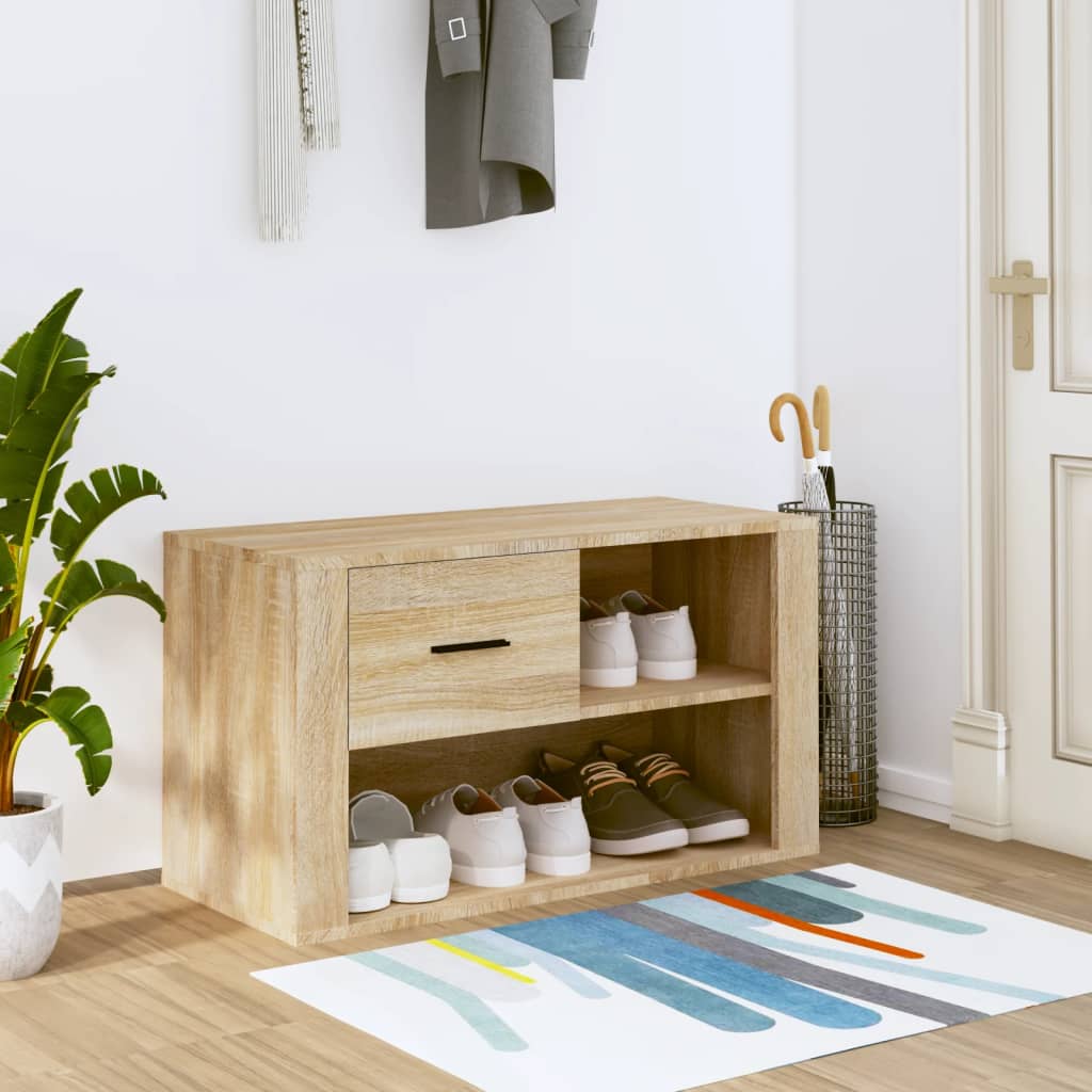 Skoskåp 80X35X45Cm Konstruerat Trä