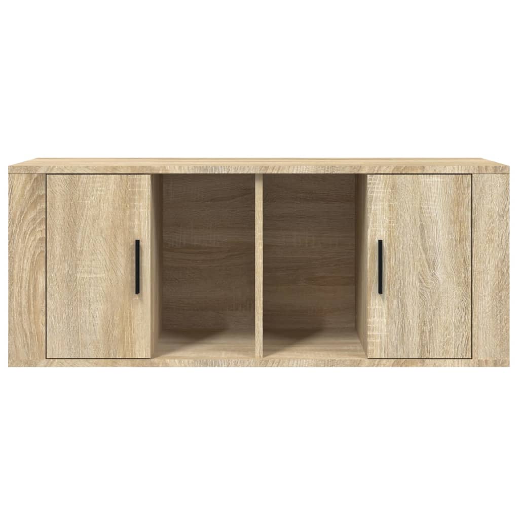 Tv-Skåp Sonoma-Ek 100X35X40 Cm Konstruerat Trä