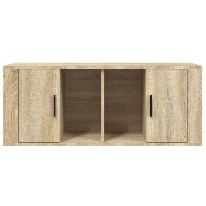 Tv-Skåp Sonoma-Ek 100X35X40 Cm Konstruerat Trä