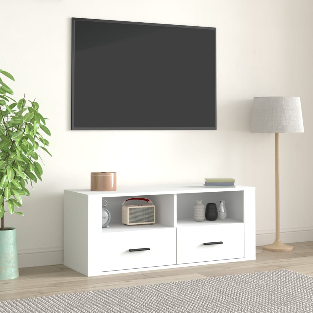 Tv-Bänk 100X35X40 Cm Konstruerat Trä