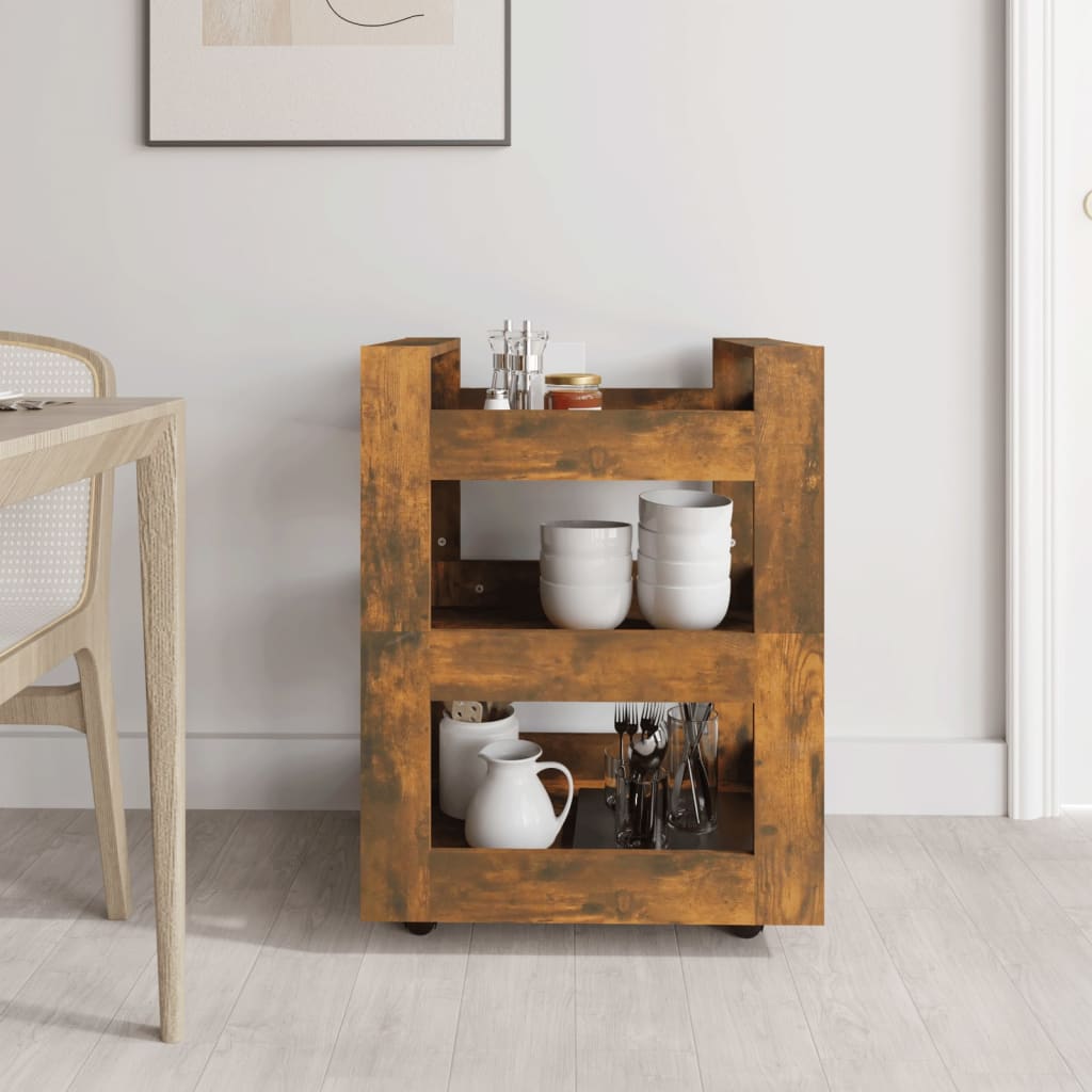 Köksvagn 60X45X80 Cm Konstruerat Trä