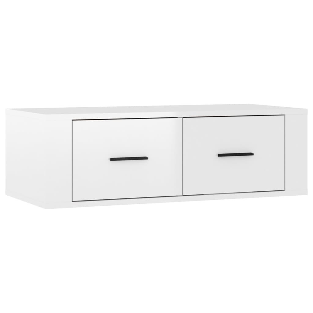 Tv-Bänk Väggmonterad 80X36X25 Cm Konstruerat Trä