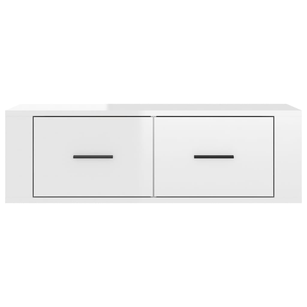 Tv-Bänk Väggmonterad 80X36X25 Cm Konstruerat Trä