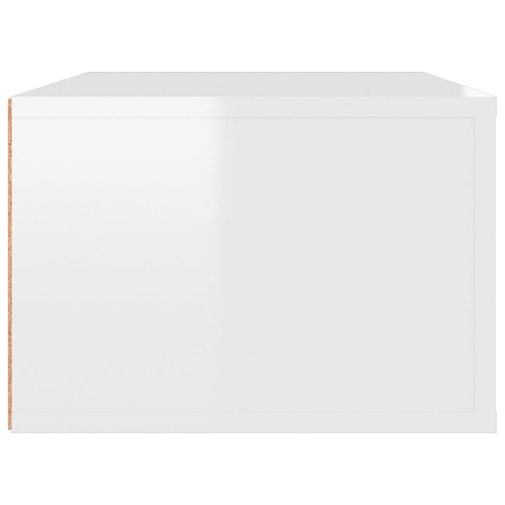 Tv-Bänk Väggmonterad 80X36X25 Cm Konstruerat Trä