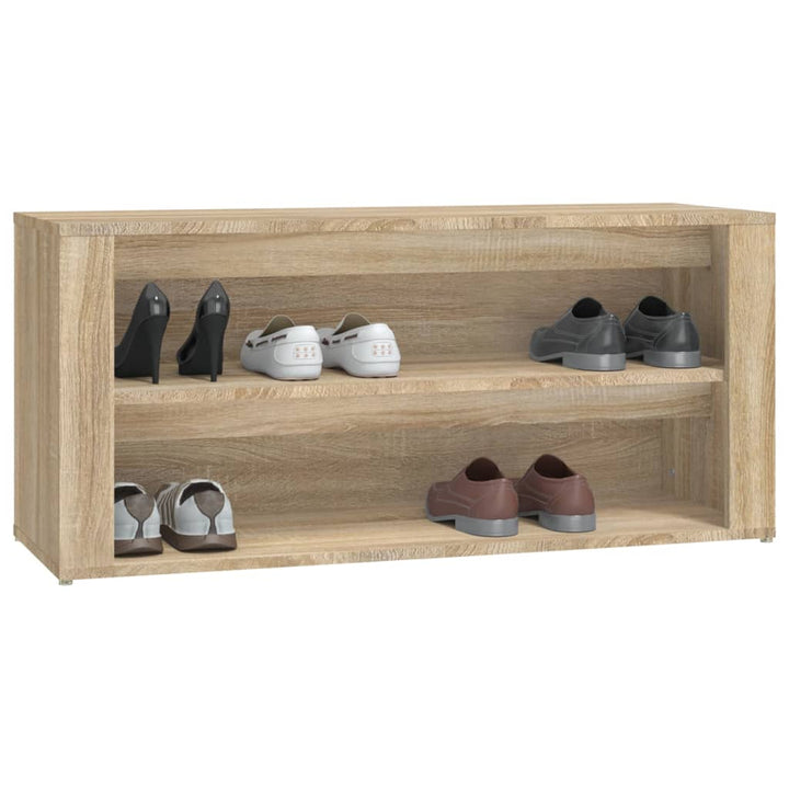 Skohylla Sonoma-Ek 100X35X45 Cm Konstruerat Trä